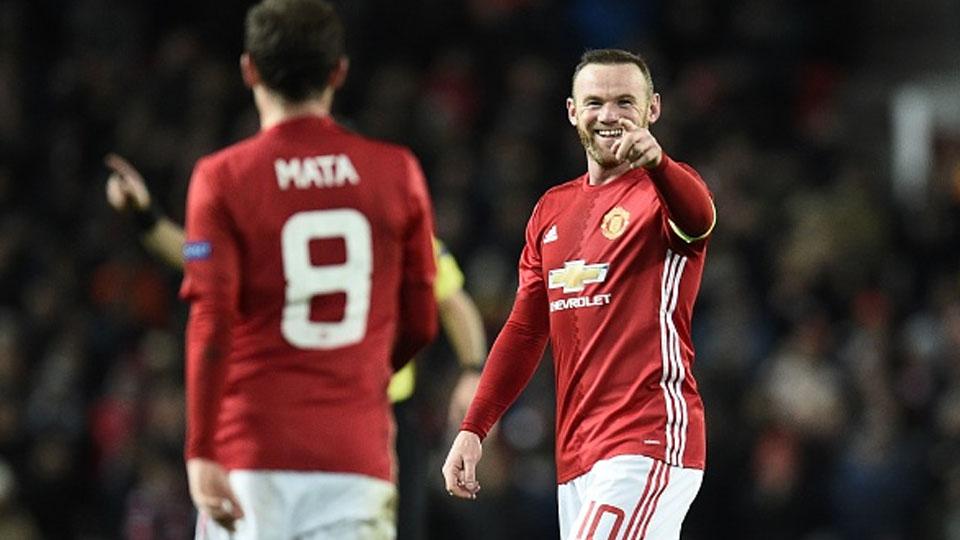 Wayne Rooney pada laga melawan Feyenoord (25/11/16). - INDOSPORT
